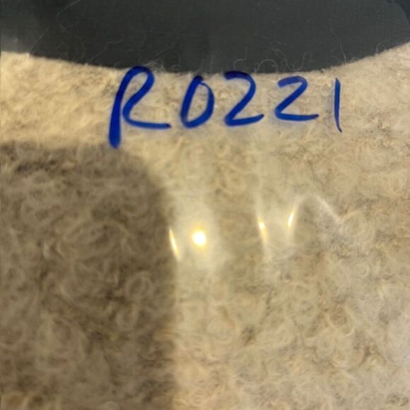 Mixed Material Mini Dress Ghloe Faux Leather, Wool, and Feathers Zip Back Size 4 - Picture 15 of 15